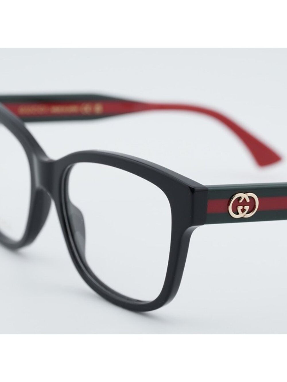 Gucci GG0038ONN 001 Eyeglasses Black 54mm Square Frame - Picture 10 of 12